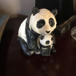 Panda Goebel Mother Baby Cub Figurine Porcelain